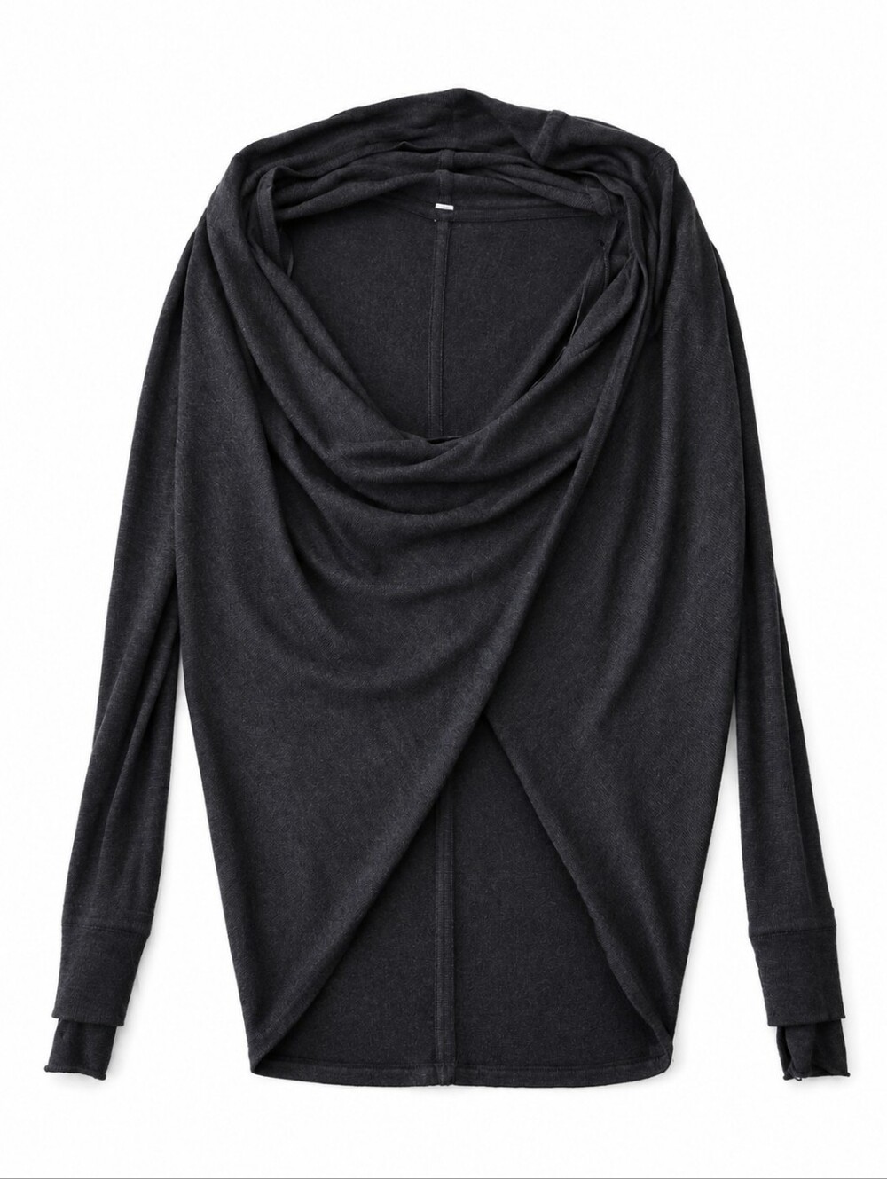 lululemon athletica Dark Gray Draped Cowl-Front Turtleneck Sweater